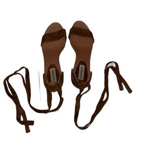 Steve Madden Brown Lace-up Heel